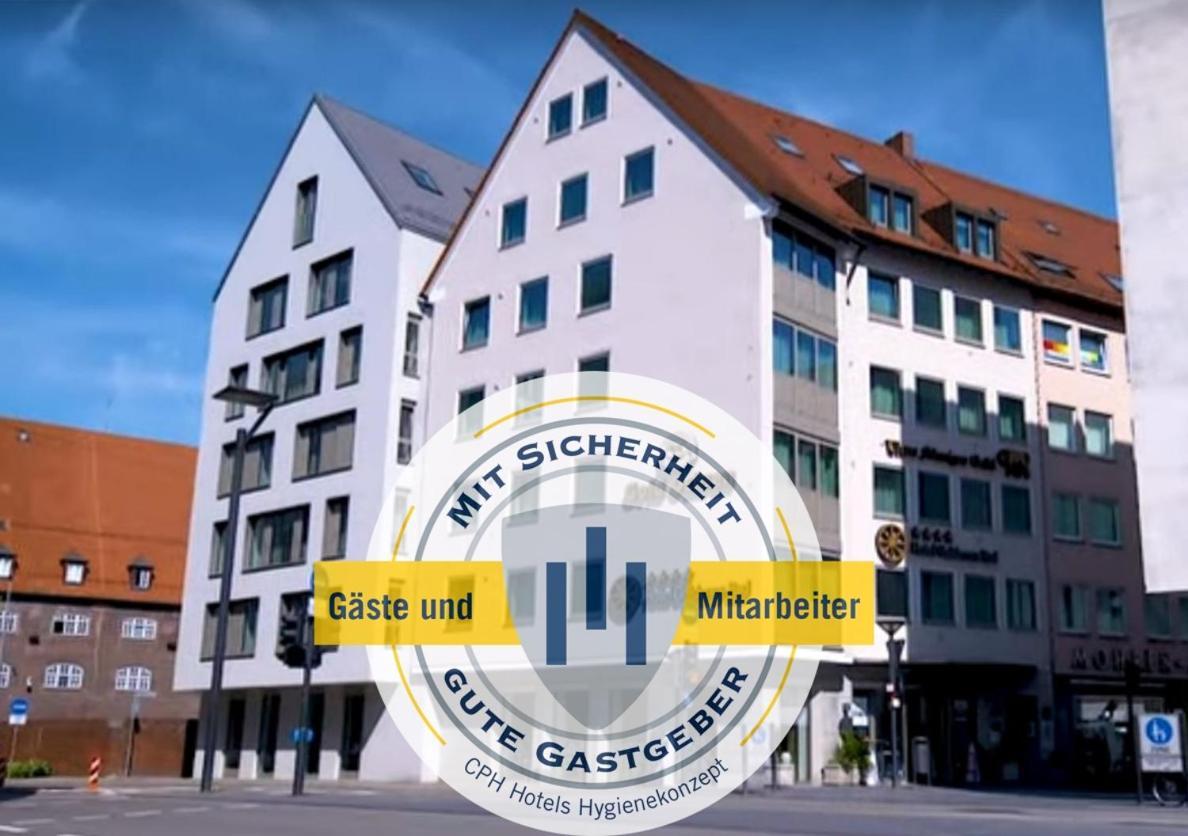 Hotel Goldenes Rad Ulm Bagian luar foto