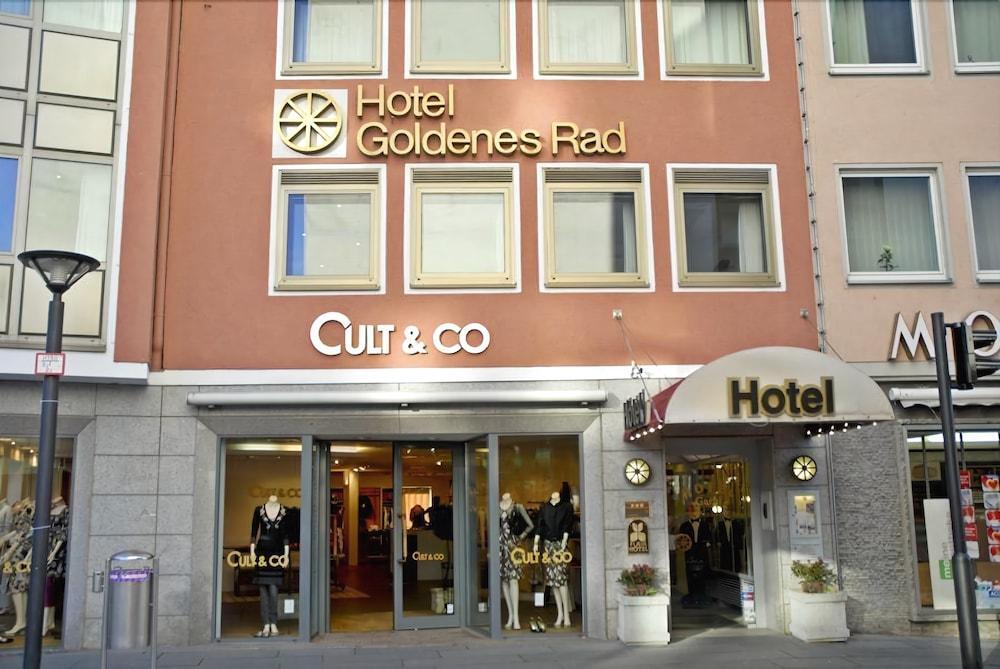 Hotel Goldenes Rad Ulm Bagian luar foto